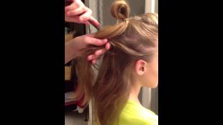 Faux Hawk Hair Tutorial for Dance Competition with The FIRM Dance Company [upl. by Faubion]