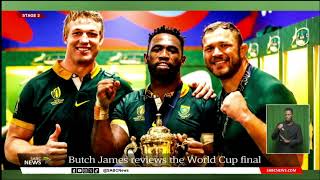 Former Springbok flyhalf Butch James reviews the 2023 World Cup final [upl. by Nospmis798]