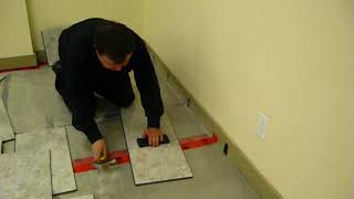 EverTile Floating Floor Installation [upl. by Clie499]