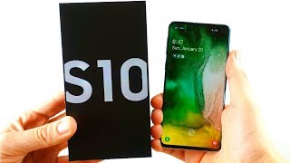 Samsung Galaxy S10 Unboxing [upl. by Aurelea]