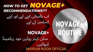 How to get recommendations for the NOVAGE skin care routine novage novage skincare oriflame [upl. by Etteluap451]