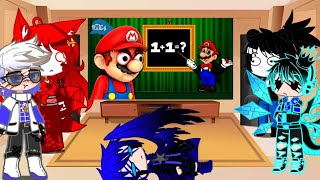 React 14 Smg4 Video ends when Mario gets 1 IQ ft Luigi [upl. by Lucania73]