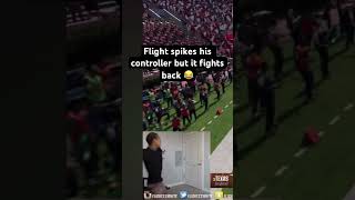 Flight spikes his controller but it fights back flightreacts nfl ftc ncaa rtg cut 2024 fyp [upl. by Kimura]