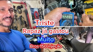 bateria da moto não carrega  como saber se o estator da moto está [upl. by Hussar]