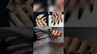 Which nail shape are you  👀💅🏻 asthetic nails trending ytshorts [upl. by Standing808]