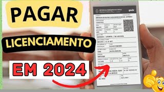 COMO GERAR O BOLETO DE LICENCIAMENTO DO SEU VEÍCULO EM 2024 [upl. by Sharia]